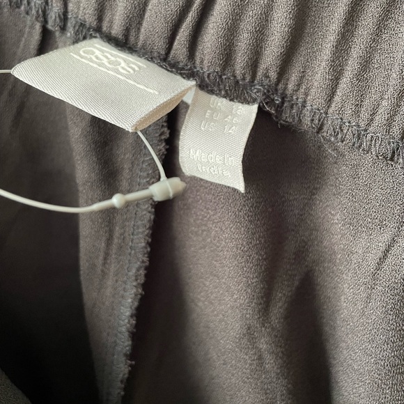 NWOT ASOS MATERNITY PAPER BAG DRESS PANTS WITH BELT - Picture 6 of 6